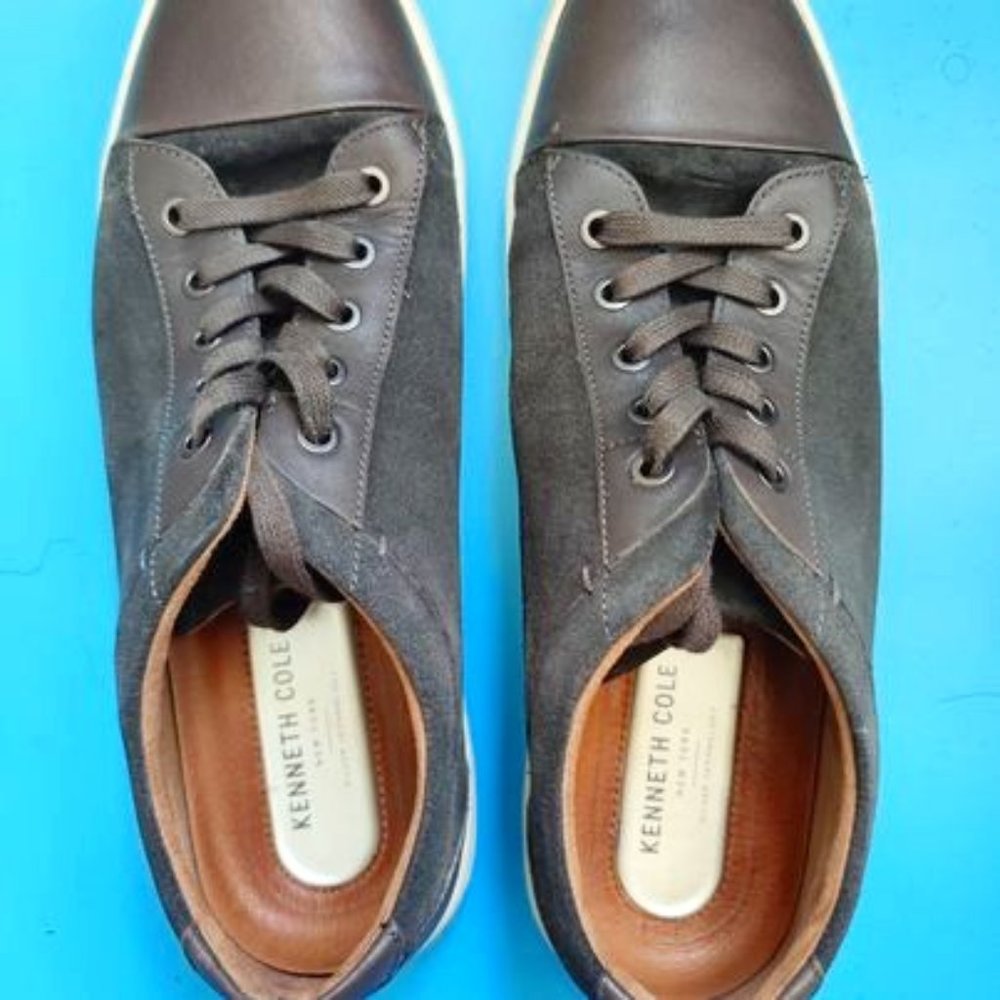 KENNETH COLE New York Silver Technology Sole Design 10197 Size 10M